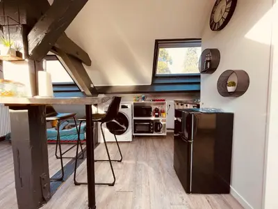Cuisine ou kitchenette dans l'établissement Rouen d'en Haut - 373
