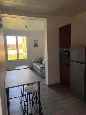 Cuisine ou kitchenette dans l'établissement Gîte de la Vallée de Somme