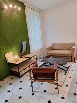 Coin salon dans l'établissement La maison du bout d en haut