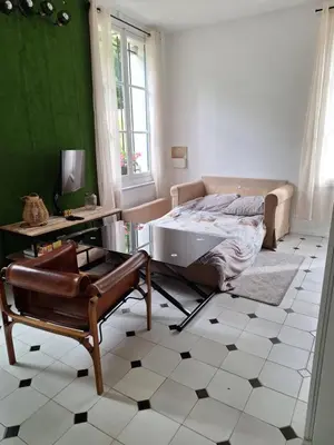 Un ou plusieurs lits dans un hébergement de l'établissement La maison du bout d en haut