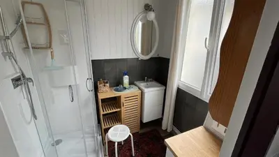 Salle de bains dans l'établissement Appartement ancien cosy