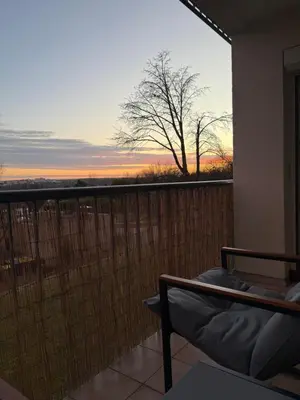 Balcon ou terrasse dans l'établissement Le Cocon