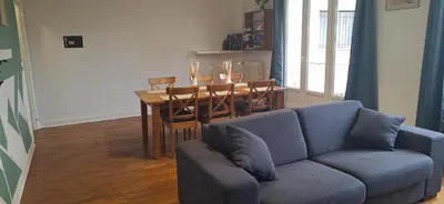 Coin salon dans l'établissement La boulange, appartement familial ou entreprise Ménage et linge inclus