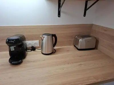 Plateau bouilloire dans l'établissement Calme et accueillant studio