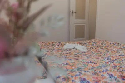 Un ou plusieurs lits dans un hébergement de l'établissement Grande maison des Compagnons