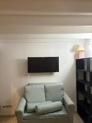 Télévision ou salle de divertissement dans l'établissement Grande maison des Compagnons