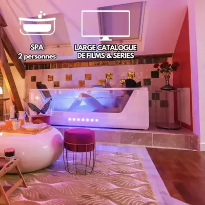 Suite Romantique 45m2-Amiens Centre-SPA & Parking