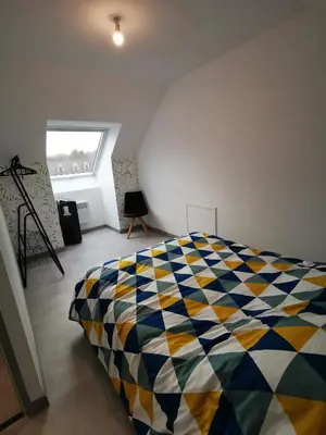 Un ou plusieurs lits dans un hébergement de l'établissement Choupinerie Normande