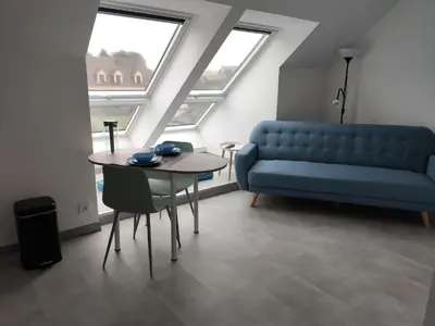 Coin salon dans l'établissement Choupinerie Normande