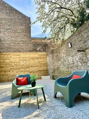 Coin salon dans l'établissement L Arcade Chic & Confort - Terrasse - 5 min Gare