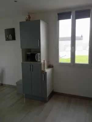 Cuisine ou kitchenette dans l'établissement La Petite Maison