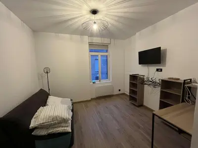 Cuisine ou kitchenette dans l'établissement L'escapade amienoise 3