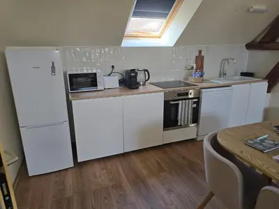Cuisine ou kitchenette dans l'établissement Serenity Place