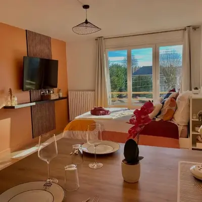 Studio lumineux au cœur d'Evreux