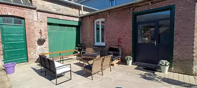 Terrasse ou espace extérieur de l'établissement La Maison de Mémé gîte 14 pers aux portes de la Baie de Somme