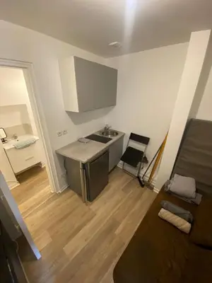 Cuisine ou kitchenette dans l'établissement Petit Cocon au Centre de Rouen - 027