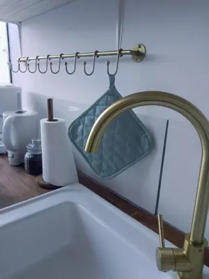 Salle de bains dans l'établissement Le chemin de l'olivier