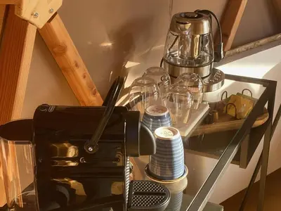 Cuisine ou kitchenette dans l'établissement Dôme Bel'Etoile