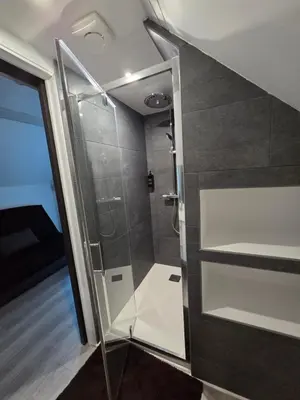 Salle de bains dans l'établissement La petite maison