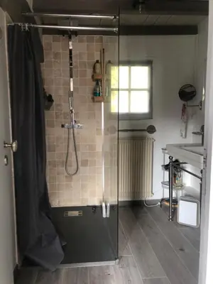 Salle de bains dans l'établissement Maison Juliette