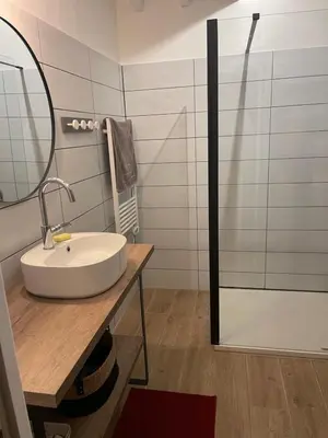 Salle de bains dans l'établissement Maison Juliette