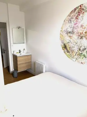 Un ou plusieurs lits dans un hébergement de l'établissement Les bons Enfants 5