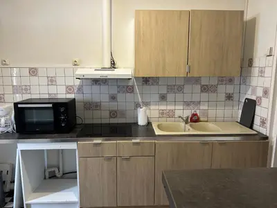 Cuisine ou kitchenette dans l'établissement Villa Juliette