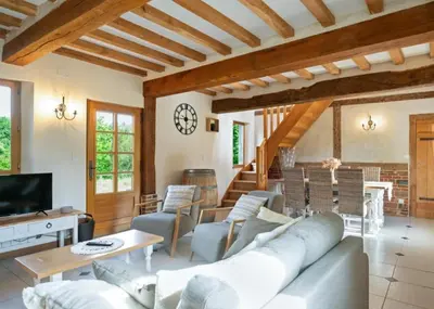 Coin salon dans l'établissement Beau soleil
