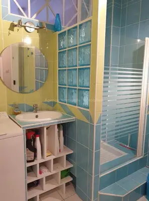 Salle de bains dans l'établissement Résidence anglo normande