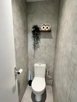 Salle de bains dans l'établissement Gîte des Passants
