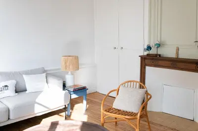 Coin salon dans l'établissement La Montpensier - maison dans le centre ville d'Eu