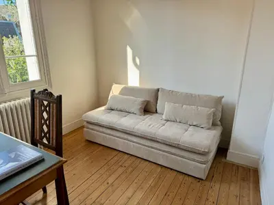 Coin salon dans l'établissement La Montpensier - maison dans le centre ville d'Eu
