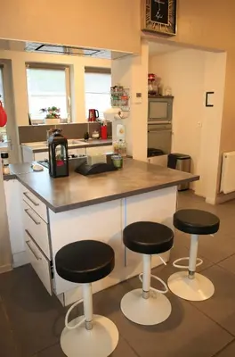 Cuisine ou kitchenette dans l'établissement Vives les vacances