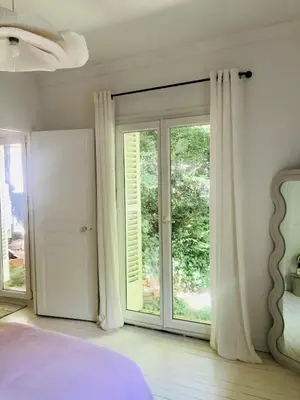 Un ou plusieurs lits dans un hébergement de l'établissement Villa Mini Romy with outdoor area