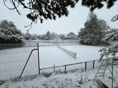 L'établissement Logis Soandre en hiver