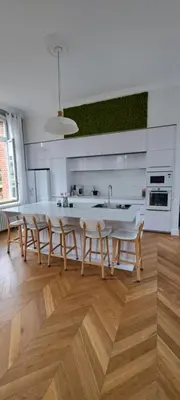 Cuisine ou kitchenette dans l'établissement Maison familiale Ecole des Filles