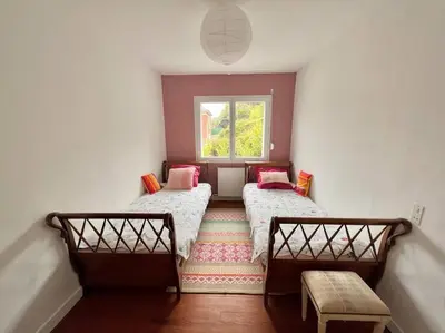 Coin salon dans l'établissement Villa clair de Falaises