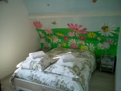 Un ou plusieurs lits dans un hébergement de l'établissement Le Relais De Dalibray