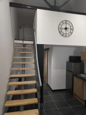 Plan de l'établissement Charmant studio mezzanine centre ville