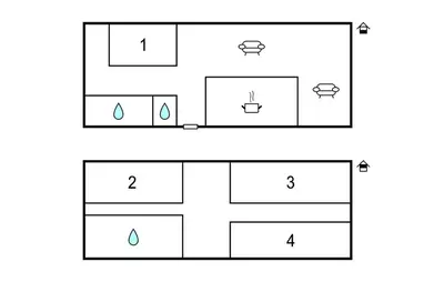 Plan de l'établissement Maison Vue Campagne