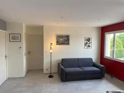 Coin salon dans l'établissement Gite des 3 sœurs