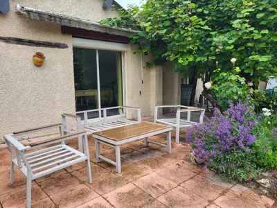 Jardin de l'établissement Gîte de l'Eure
