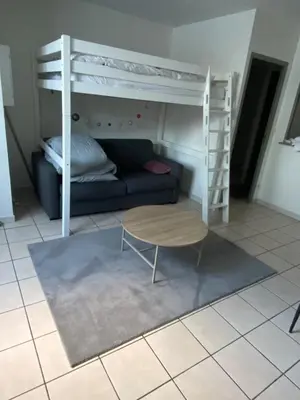 Un ou plusieurs lits dans un hébergement de l'établissement Studio près gare Amiens et centre