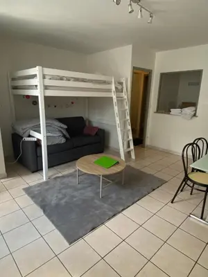 Un ou plusieurs lits dans un hébergement de l'établissement Studio près gare Amiens et centre