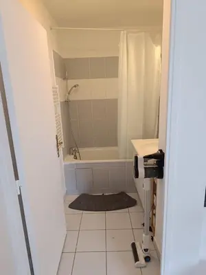Salle de bains dans l'établissement Appartement Cosy, 30 minutes de Paris