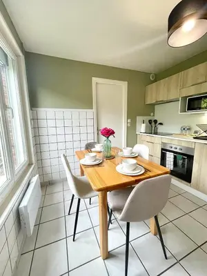 Cuisine ou kitchenette dans l'établissement L épicentre Gare d Amiens