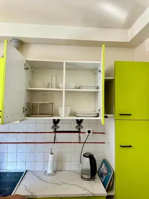 Cuisine ou kitchenette dans l'établissement LE Caliopé