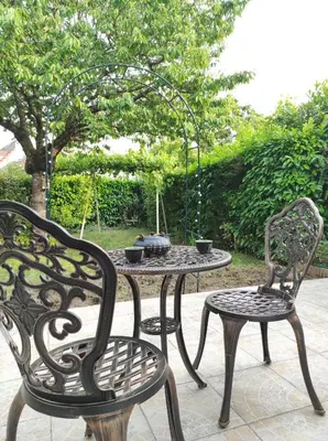 Jardin de l'établissement Vintage Crossroads Inn
