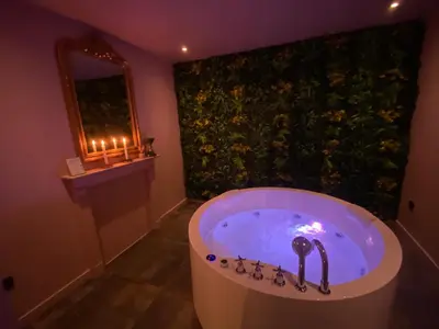 Salle de bains dans l'établissement Le Nid des Cardamines