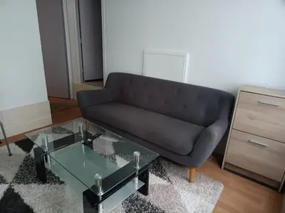 Coin salon dans l'établissement Apparemment 2 pièces privé pour vous